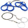 goeasybuy 2 Pairs Survival Wire Saws, Universal Camping Saw, Commando Wire Saw Bulk, Ideal for Survival Kits view 1