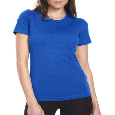 Next Level Women's Crew Tee-Black + Royal (2 Pack) - XX-Large