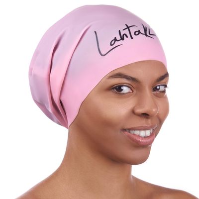 Large Swim Cap for Long Hair - Waterproof Durable Silicone Swimming Cap for Braids, Dreadlocks, Weaves, Afros, Curls Swim Caps for Women & Men Anti-Leak Seal for Pool, Beach, Laps & Water Workouts