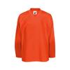 PEAR SOX Mesh Polyester Ice Hockey Jersey for Men's - Athletic Plain Practice/League/Team Jersey with Long Sleeves Orange view 1