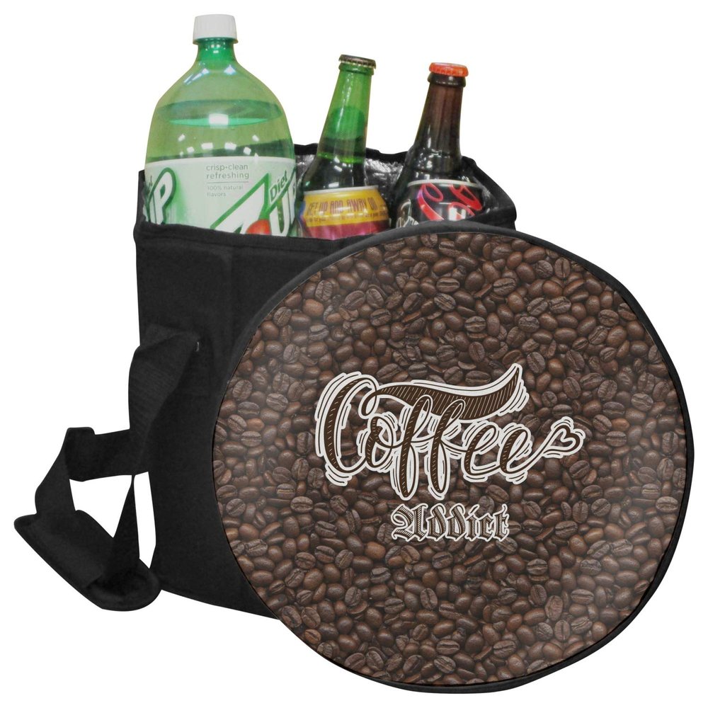 YouCustomizeIt Personalized Coffee Addict Collapsible Cooler & Seat