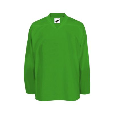 PEAR SOX Mesh Polyester Ice Hockey Jersey for Men's - Athletic Plain Practice/League/Team Jersey with Long Sleeves Kelly