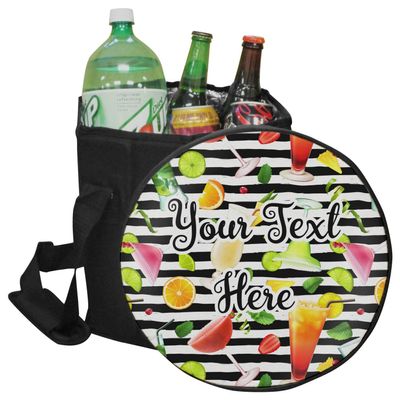 YouCustomizeIt Personalized Cocktails Collapsible Cooler & Seat