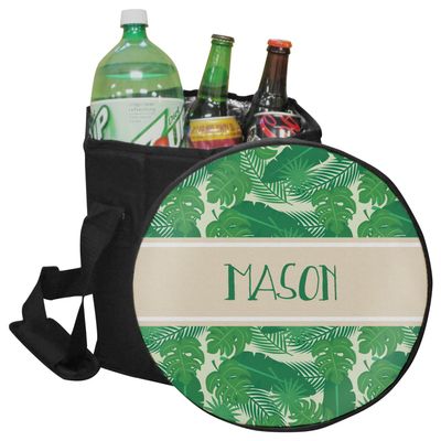 YouCustomizeIt Personalized Tropical Leaves #2 Collapsible Cooler & Seat