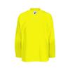 PEAR SOX Mesh Polyester Ice Hockey Jersey for Men's - Athletic Plain Practice/League/Team Jersey with Long Sleeves Neon Yellow view 1