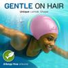 Long Hair Swim Cap - Swimming Caps for Women Men - Extra Large Swim Caps - Premium Waterproof Silicone Swim Cap - Dreadlocks - Suits Recreational Swimmers (Rose Quartz L) view 3