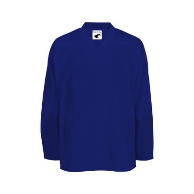 Pearsox Mesh Polyester Ice Hockey Jersey for Men's - Athletic Plain Practice/League/Team Jersey with Long Sleeves Royal