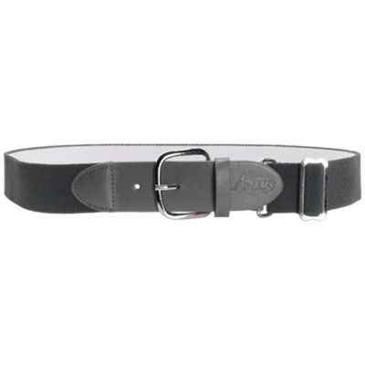 Adams USA Elastic Baseball/Softball Belt, Adult, Charcoal Gray