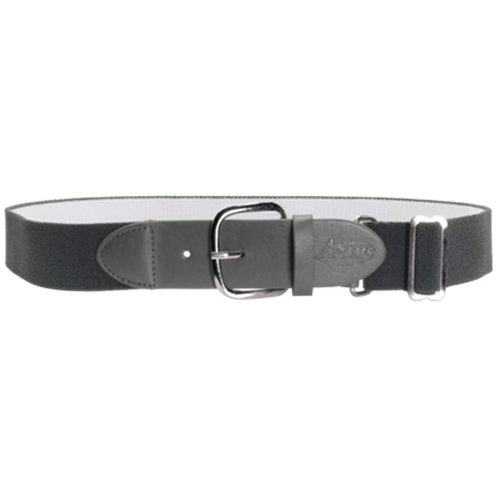 Adams USA Elastic Baseball/Softball Belt, Adult, Charcoal Gray
