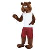 Castor fiber beaver Mascot Costume Cartoon Character Adult Sz Real Picture view 2