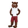 Castor fiber beaver Mascot Costume Cartoon Character Adult Sz Real Picture view 3