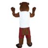 Castor fiber beaver Mascot Costume Cartoon Character Adult Sz Real Picture view 4