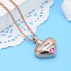 Oinsi Hold Flower Heart Cremation Jewelry Memorial Urn Necklace view 2