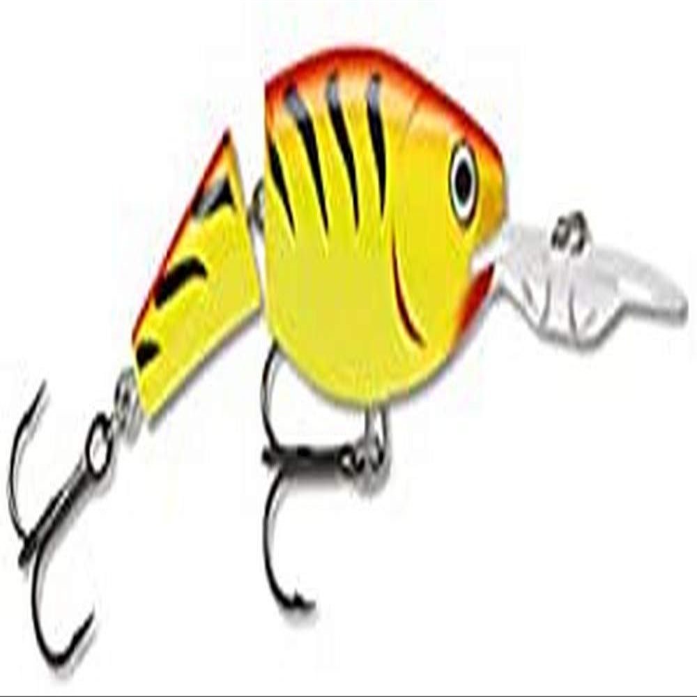 Rapala Unisex_Adult Jointed Shad Rap Curls, Hot Tiger, 9 cm
