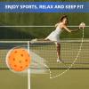 Wooden Pickleball Paddles Set 2 - Win SPORTS Beginner Racket,Pickle Ball Paddles with 2 Paddles,4 Balls and 1 Carry Bag,Durable and Classic (Wooden Version) view 2
