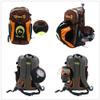 UNISTRENGH Professional Horse Riding Boot Bag Helmet Bag parent-child Equestrian Horse Riding Backpack with Hat Compartment (Brown, For Adult(21.7''H*14.2''W)) view 4