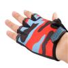 Cycling Gloves for Kids Girls Boys, Camouflage Non-slip Half Finger Riding Gloves Breathable Shockproof Fingerless Bike Gloves Roller Skating Hunting Climbing Bicycle Sports Gloves for Children/Women view 4