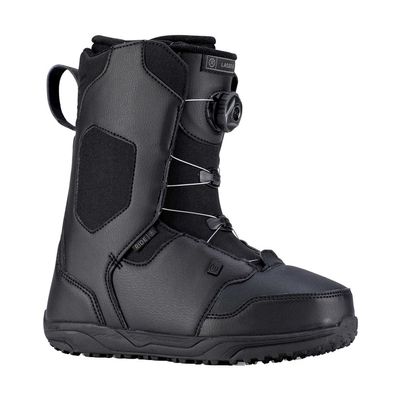 Ride Kids' Lasso Jr Snowboard Boots - Black - 4