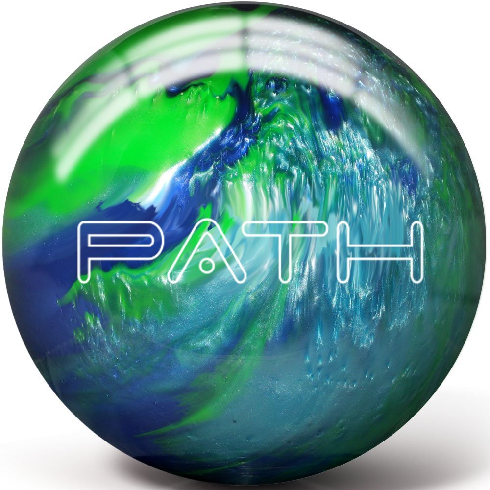 Pyramid Path Bowling Ball (Blue/Light Blue/Lime Green, 13 LB)