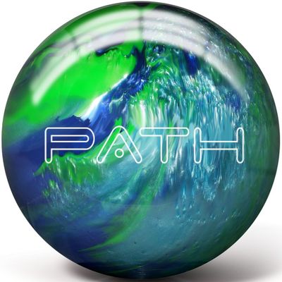 Pyramid Path Bowling Ball (Blue/Light Blue/Lime Green, 8 LB)