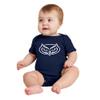 UGP Campus Apparel YC02 - Florida Atlantic Owls Primary Logo Infant Creeper Bodysuit - Newborn - Navy view 4
