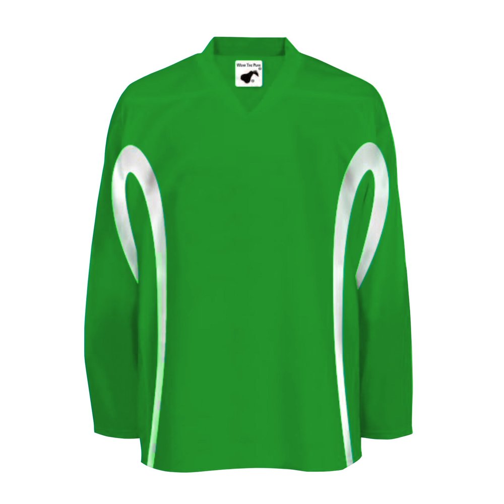 Pearsox Polyester House League Ice Hockey Jersey for Men - Moisture Wicking Hockey Game Jersey Made of 200 Denier Polyester with Pull On Closure (Kelly, X-Large)