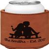 Personalized Happy Anniversary Leatherette Can Sleeve - Double Sided view 1