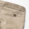 Chaps Boys School Uniform Pleated Twill Pant, Khaki, 4 view 3