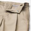 Chaps Boys School Uniform Pleated Twill Pant, Khaki, 4 view 4