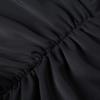 bestselling Women Vintage High Waist Bikini Bottoms Brazilian Ruched Cut Tankini Panites Black view 4