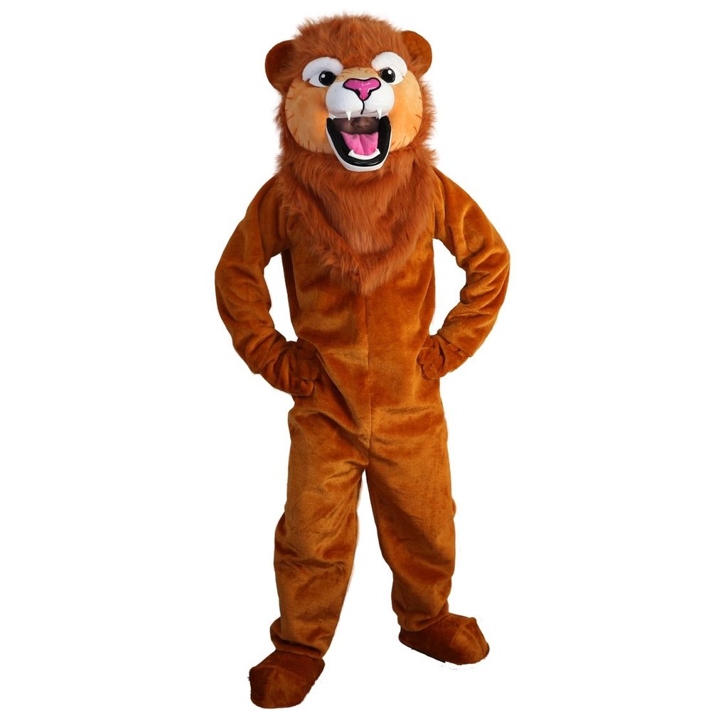 Lion Mascot Costume Cartoon Character Adult Sz Real Picture