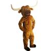 Longhorn cattle Ankole-Watusi Mascot Costume Cartoon Character Adult Sz Real Picture view 1