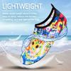 ANLUKE Water Shoes Barefoot Aqua Yoga Socks Quick-Dry Beach Swim Surf Shoes for Women Men Colorful Doodle 36/37 view 4