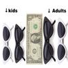 FOURCHEN Sunglasses for kids, Bold Retro Oval Mod Thick Frame Sunglasses Round Lens Clout Goggles (cat eye red) view 4