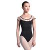 117142209 Half Sleeve Lace Ballet Dance Leotards For Girls Women(Black, M) view 1