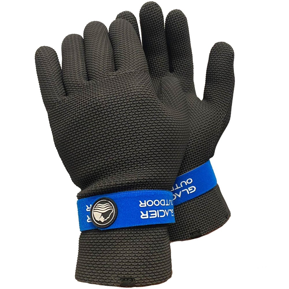 Glacier Glove Kenai Waterproof Full Finger Gloves for Men and Women - Ideal for Ice and Fly Fishing, Outdoors, Kayaking, Surfing, Paddling, Boating, L