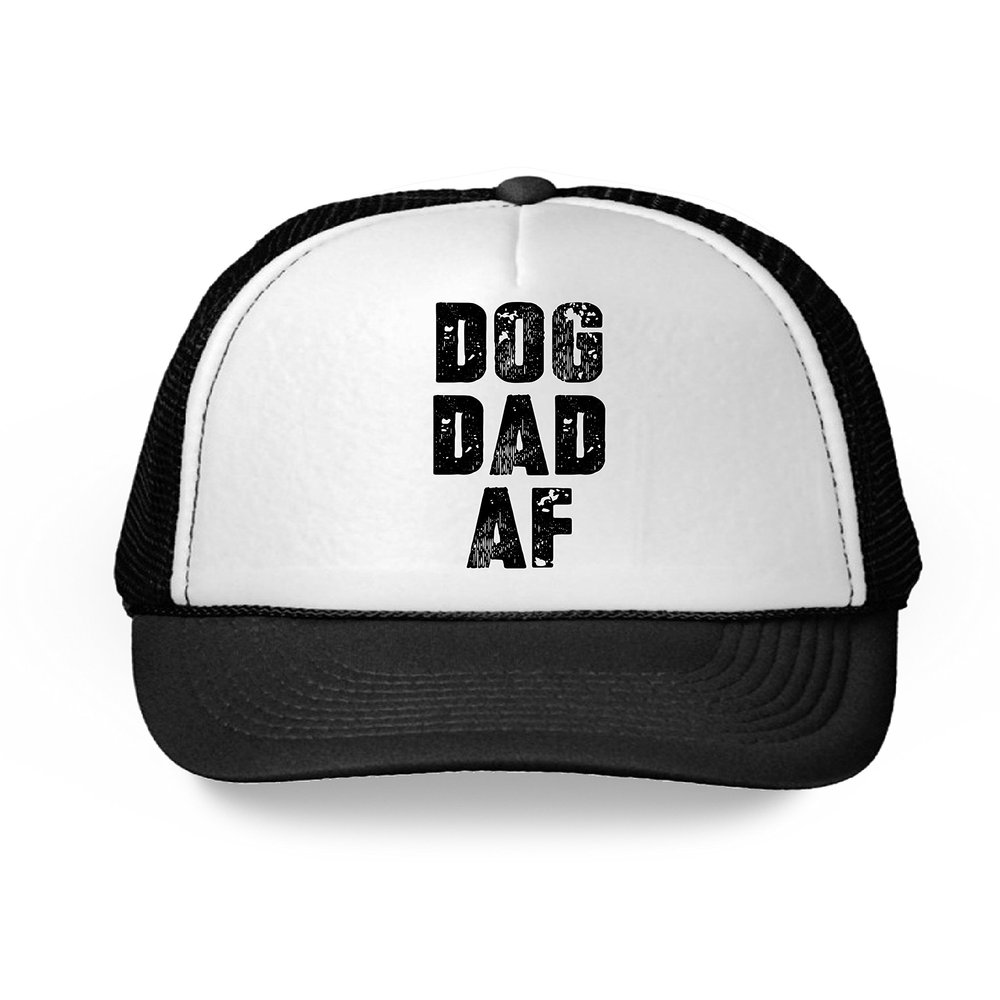 Awkward Styles Dog Dad Hat DOD Dad AF Trucker Hat Dog Lovers Gift Ideas Black One Size