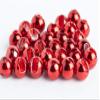 Blue Wing Olive Slotted Tungsten Beads for Fly Tying- 100 Pack (Metallic Red, 2.0 mm (5/64")) view 1