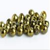 Blue Wing Olive Slotted Tungsten Beads for Fly Tying- 100 Pack (Metallic Olive, 3.2 mm (1/8")) view 1