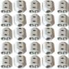5/8 Inch E-Z-TY Reusable Rope Clamps - Twenty Five (25) Pack Size (White) view 1