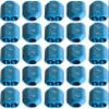 5/8 Inch E-Z-TY Reusable Rope Clamps - Twenty Five (25) Pack Size (Blue) view 1