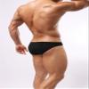 29 Silky Men's Bikini Briefs Sexy Low-Rise Underwear (L / 30-34, Black) view 4