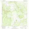 YellowMaps Adams Diggings NM topo map, 1:24000 Scale, 7.5 X 7.5 Minute, Historical, 1967, Updated 1986, 27 x 22 in - Tyvek view 1