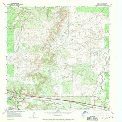 Jayell TX topo map, 1:24000 Scale, 7.5 X 7.5 Minute, Historical, 1966, Updated 1970, 26.9 x 23.1 in - Tyvek