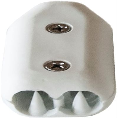 3/4 Inch E-Z-TY Reusable Rope Clamps - SIX (6) PACK SIZE (White)