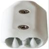 3/4 Inch E-Z-TY Reusable Rope Clamps - SIX (6) PACK SIZE (White) view 1