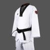 MOOTO Korea Taekwondo Basic 4.5 Uniform Dobok Black Neck WT Logo TKD Martial Arts (180 (Height : 180~189cm)(5.90~6.20ft) view 3