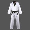 MOOTO Korea Taekwondo Basic 4.5 Uniform Dobok Black Neck WT Logo TKD Martial Arts (140 (Height : 140~149cm)(4.59~4.89ft) view 2