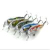 LENPABY 5PCS Fishing Topwater Lures Group Fish Minnow Plastic Fishing Bait for Bass Trout Freshwater and Saltwater 10.5CM 11G view 4
