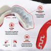 SAFEJAWZ Mouth Guard, Dual Layer Mouthguard for Adults & Youth with Case, Easy Fit Remoldable Mouth Piece for Football, Boxing, Basketball, MMA, Lacrosse (Viper, Juniors (up to 11 Year)) view 4